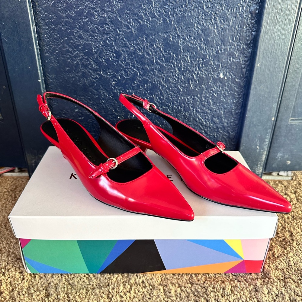 Kate Spade Micro Sling Back Heels